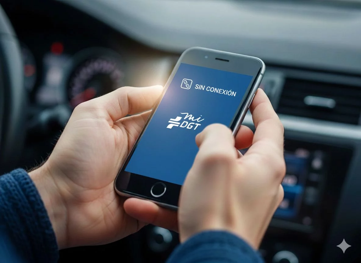 Aunque no haya cobertura o la App miDGT no funcione, tienes una forma para llevar el carnet de conducir en el móvil. Y es esta: