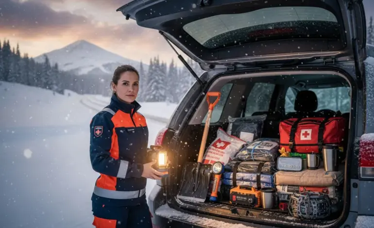 ‘Si te sorprende una nevada te gustaría llevar todo esto en el maletero de tu coche’