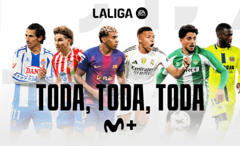 La siguiente jornada de la LaLiga EA Sports se vivirá en exclusiva en Movistar Plus+