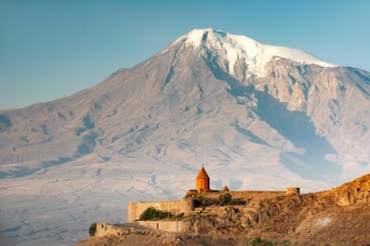 El monasterio de Khor-Virap, en Armenia.