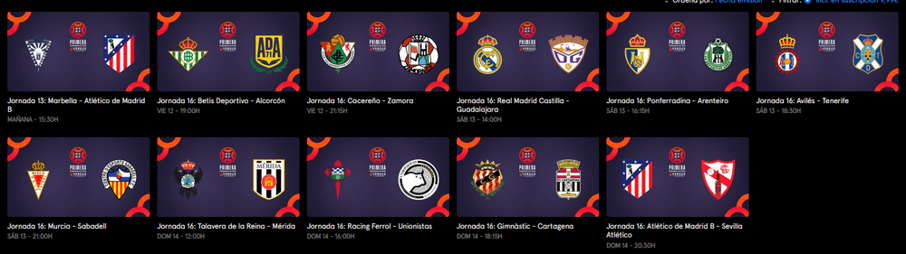 Primer partido de conferencia de la semana.