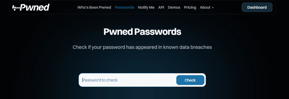 Comprobar contraseña si me han robado la contraseña