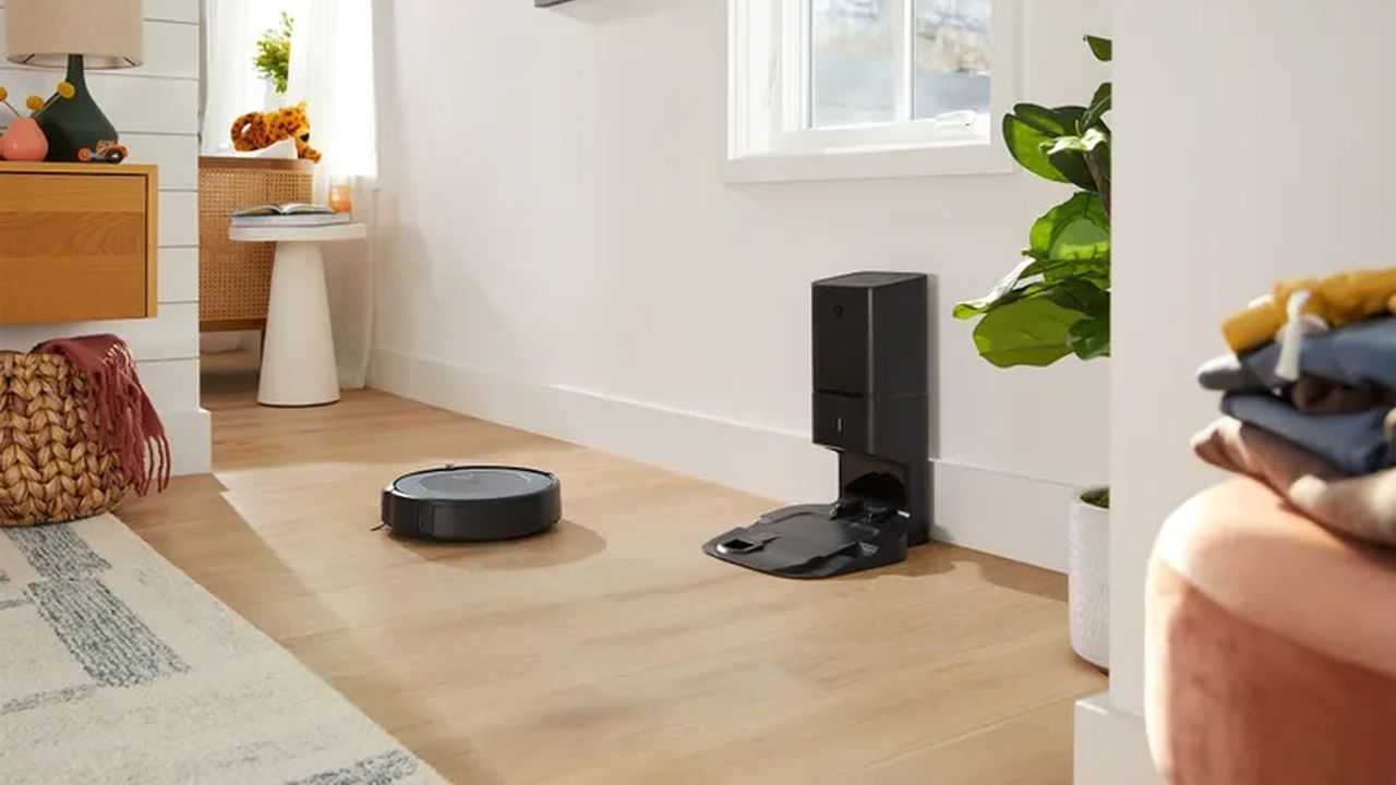 Uno de los robots aspiradores de iRobot