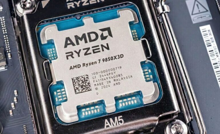 AMD confirma el Ryzen 7 9850X3D