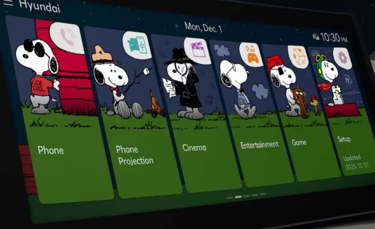 Carlitos, Snoopy y la banda ‘Peanuts’ se cuelan en los coches de la marca