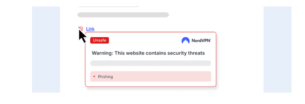 Aviso de seguridad de correo electrónico de NordVPN