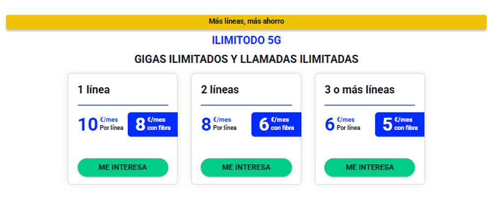 Tarifas móviles de Digi en diciembre de 2025