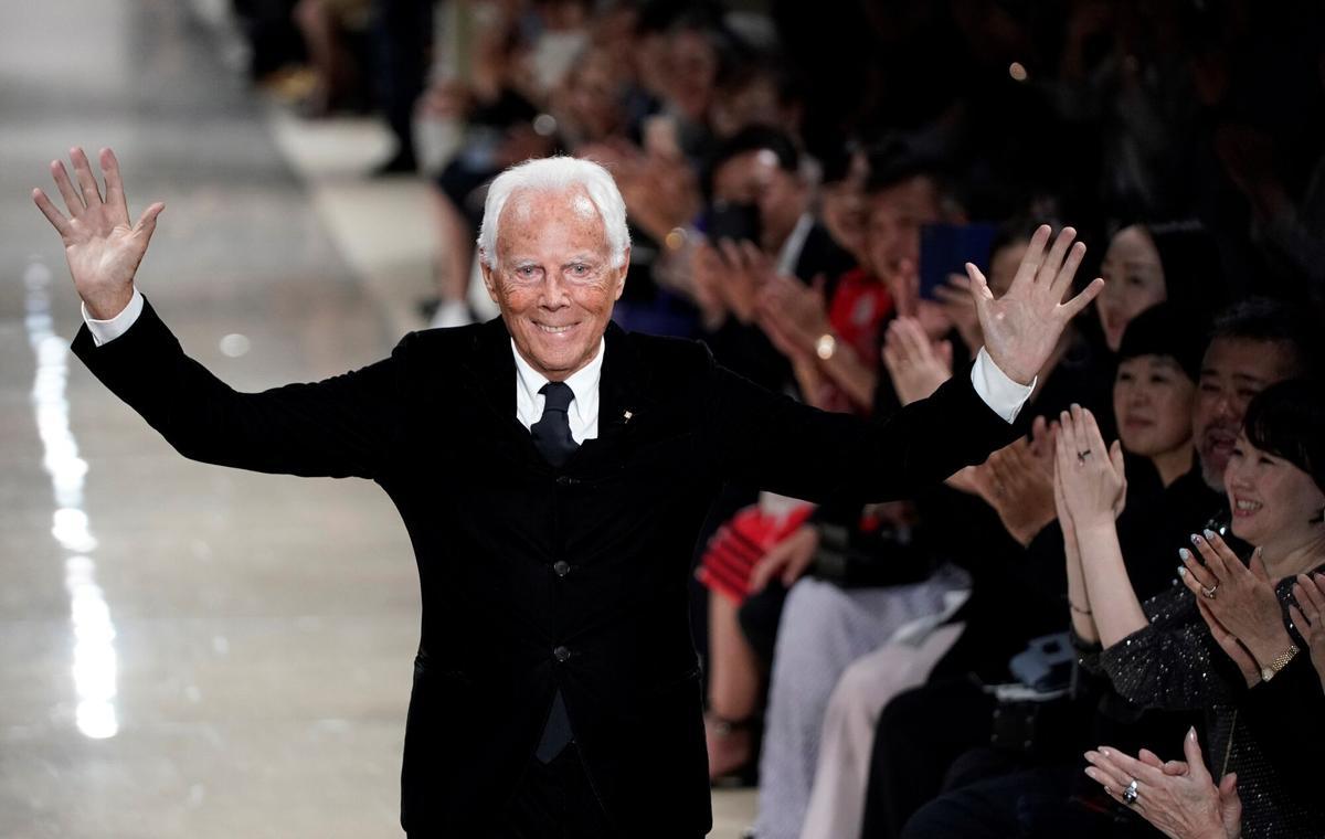El diseñador italiano Giorgio Armani. EFE/ Franck Robichon
