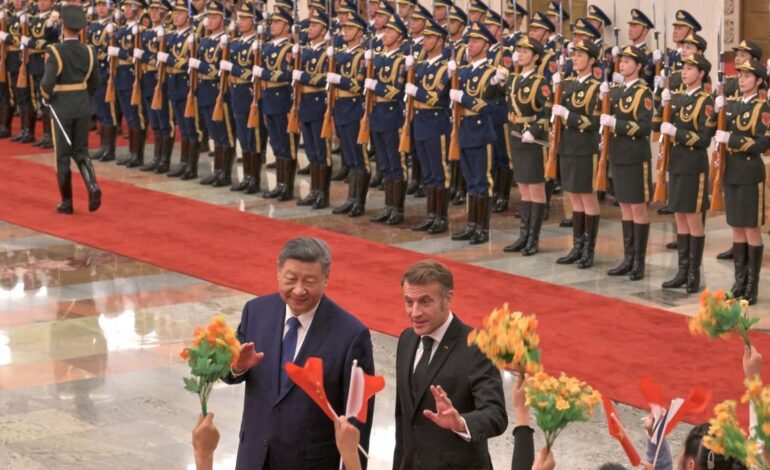 Macron insiste a Xi para que fuerce un alto el fuego en Ucrania