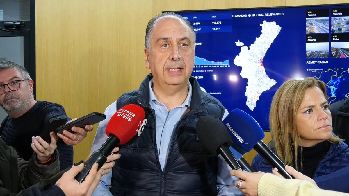 La Generalitat valenciana advierte de que las lluvias pueden moverse hacia «el litoral norte de Valencia»