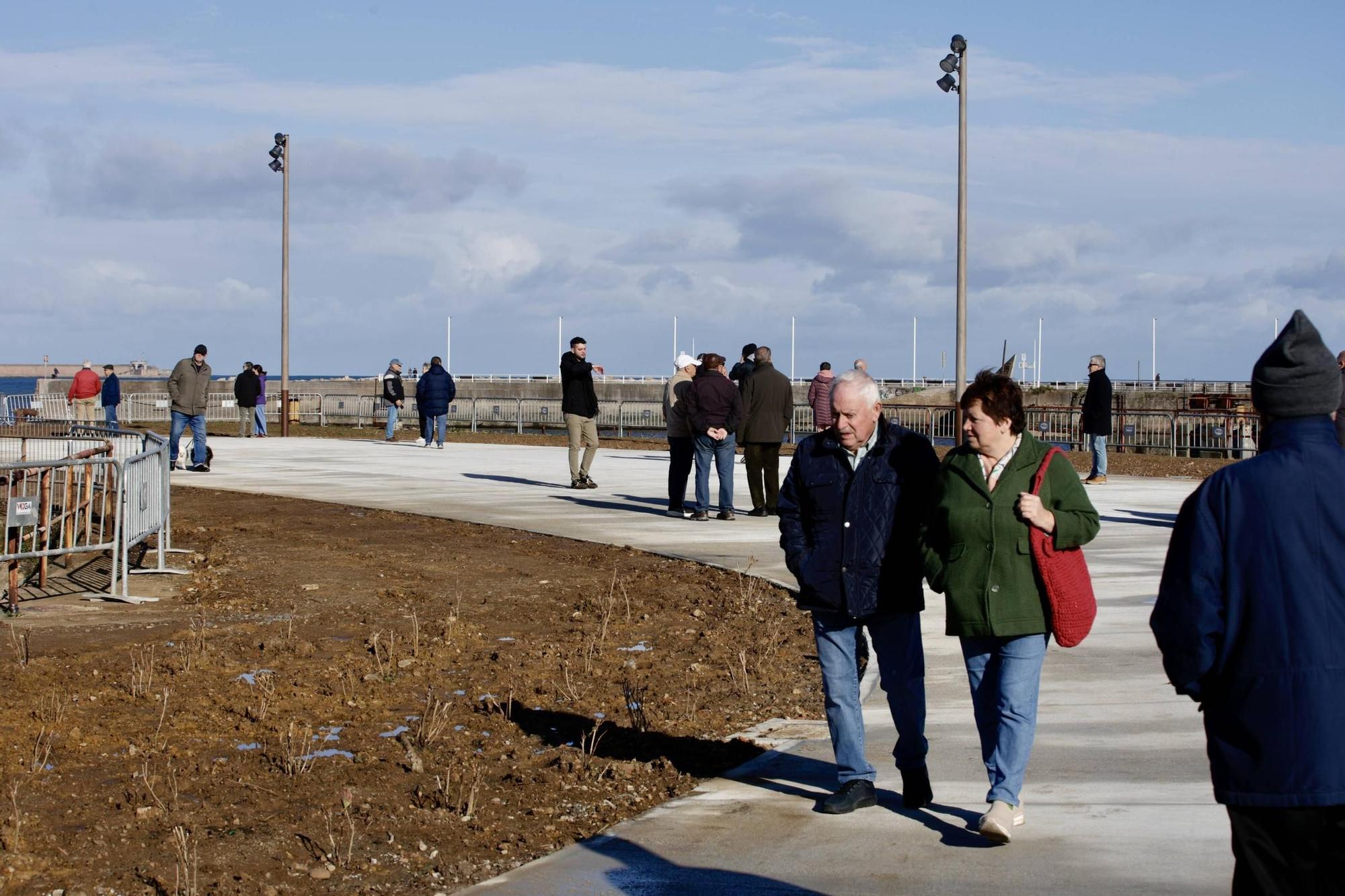 El Paseo Naval de Gijón ya está abierto a la ciudadanía (en imágenes)