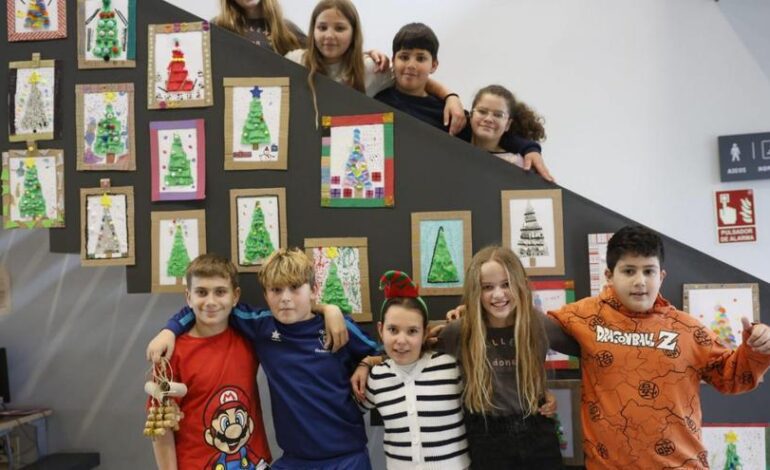 El colegio de La Carriona impulsa la Navidad sostenible en el centro sociocultural