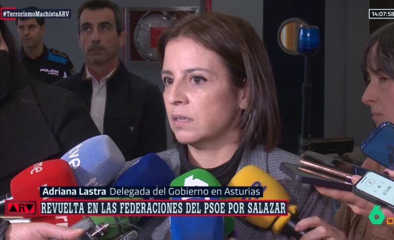 Adriana Lastra pide al PSOE llevar el caso Salazar a la Fiscalía