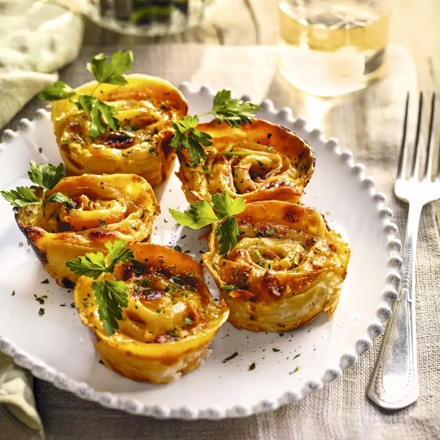 entrantes con hojaldre