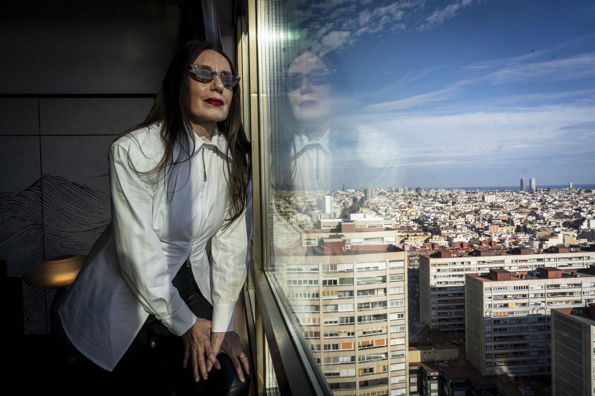 La cantante Luz Casal, retratada en Barcelona.