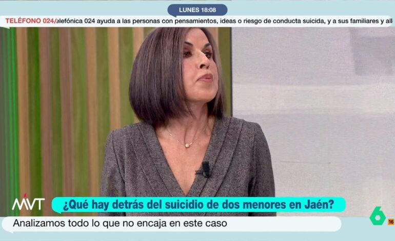 Bea de Vicente explica qué es la «autopsia psicológica» en el caso de las menores de Jaén