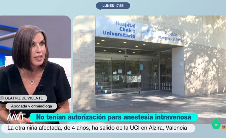Poner una anestesia intravenosa sin la autorización, ya no hablamos de homicidio imprudente, sino de dolo eventual