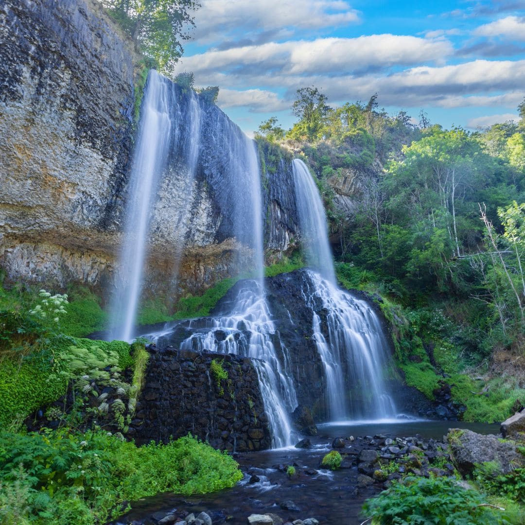 Cascada de Beaume cerca de Agizoux, Alto Loira, Francia