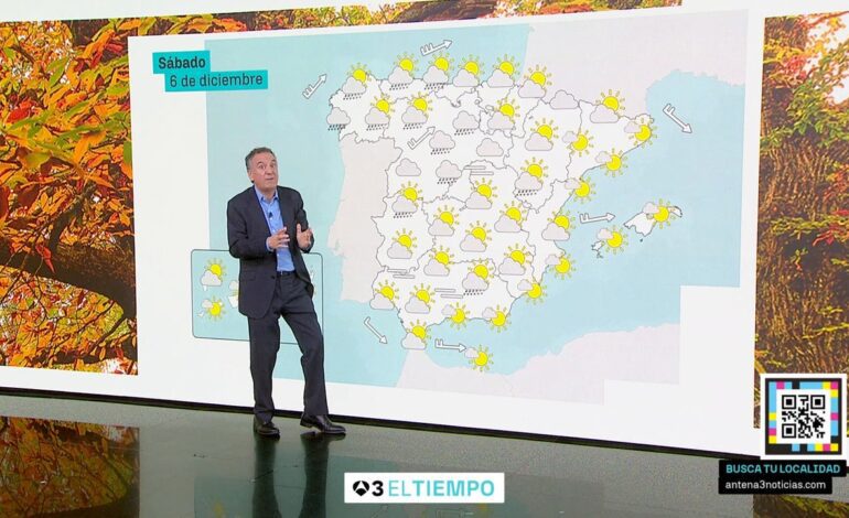 Buenas noticias de Roberto Brasero para el Puente de Diciembre: «Olas, niebla y sol»
