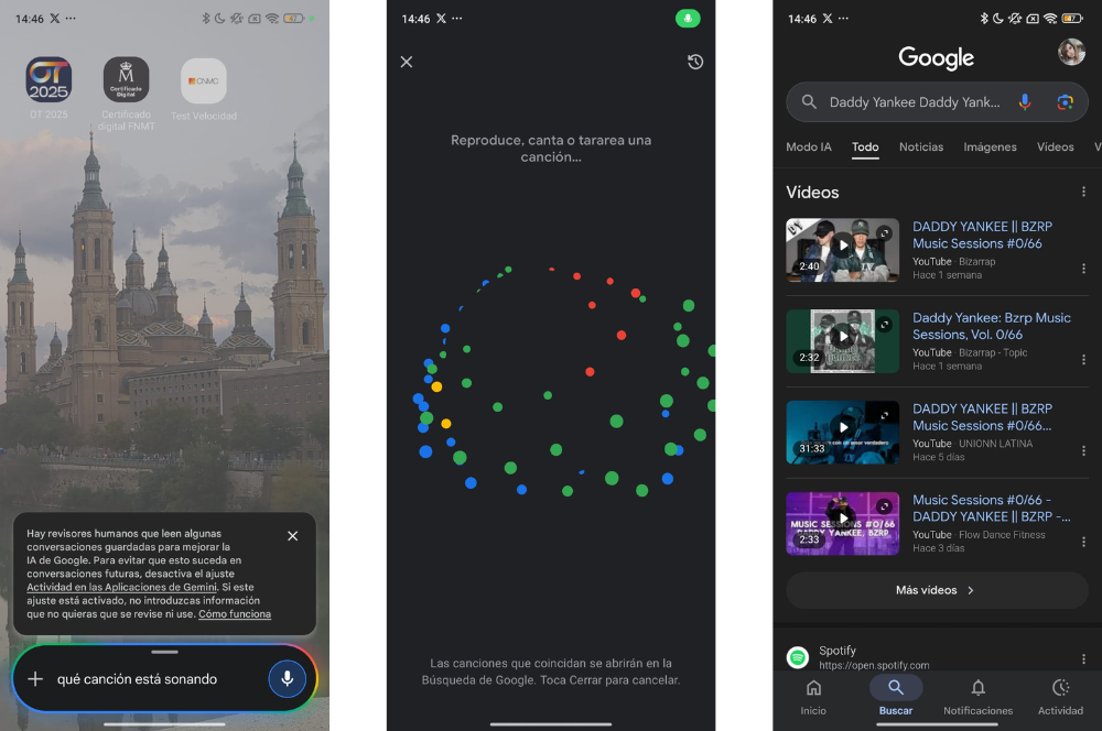 Buscando Bizarrap con Gemini Song Daddy Yankee