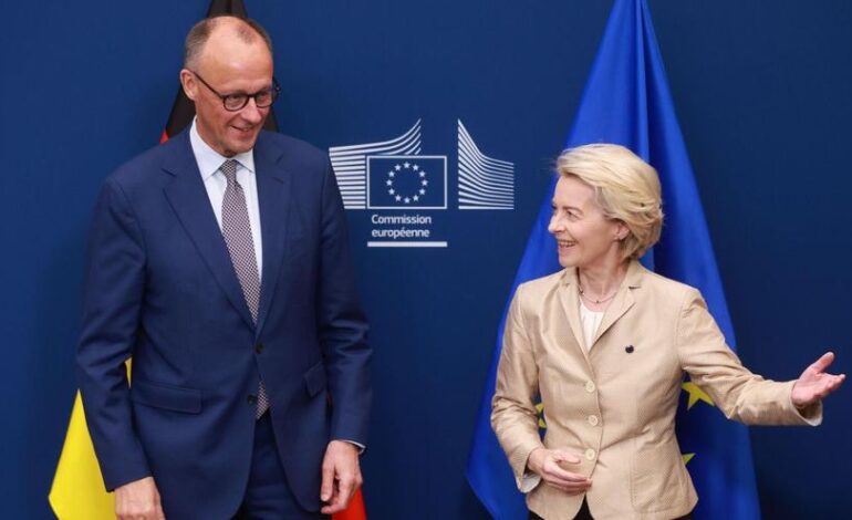 Merz y Von der Leyen se conjuran para convencer a Bélgica de usar los activos rusos congelados para financiar a Ucrania