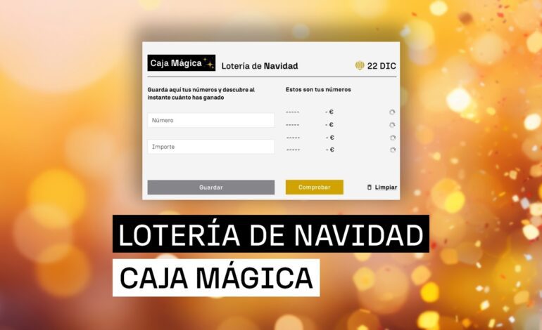 guarda tus décimos para el sorteo y comprueba si están premiados