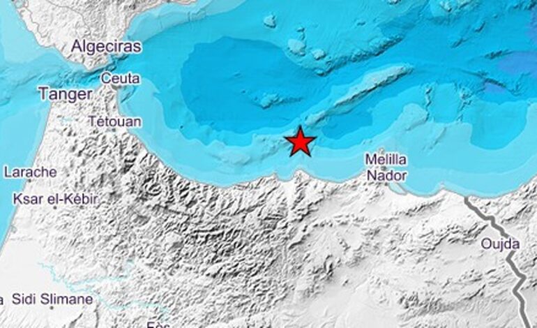 Un terremoto de magnitud 3,7 sacude Melilla