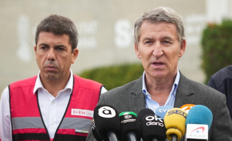 La jueza cita a Feijóo como testigo para que detalle sus conversaciones con Mazón el día de la DANA