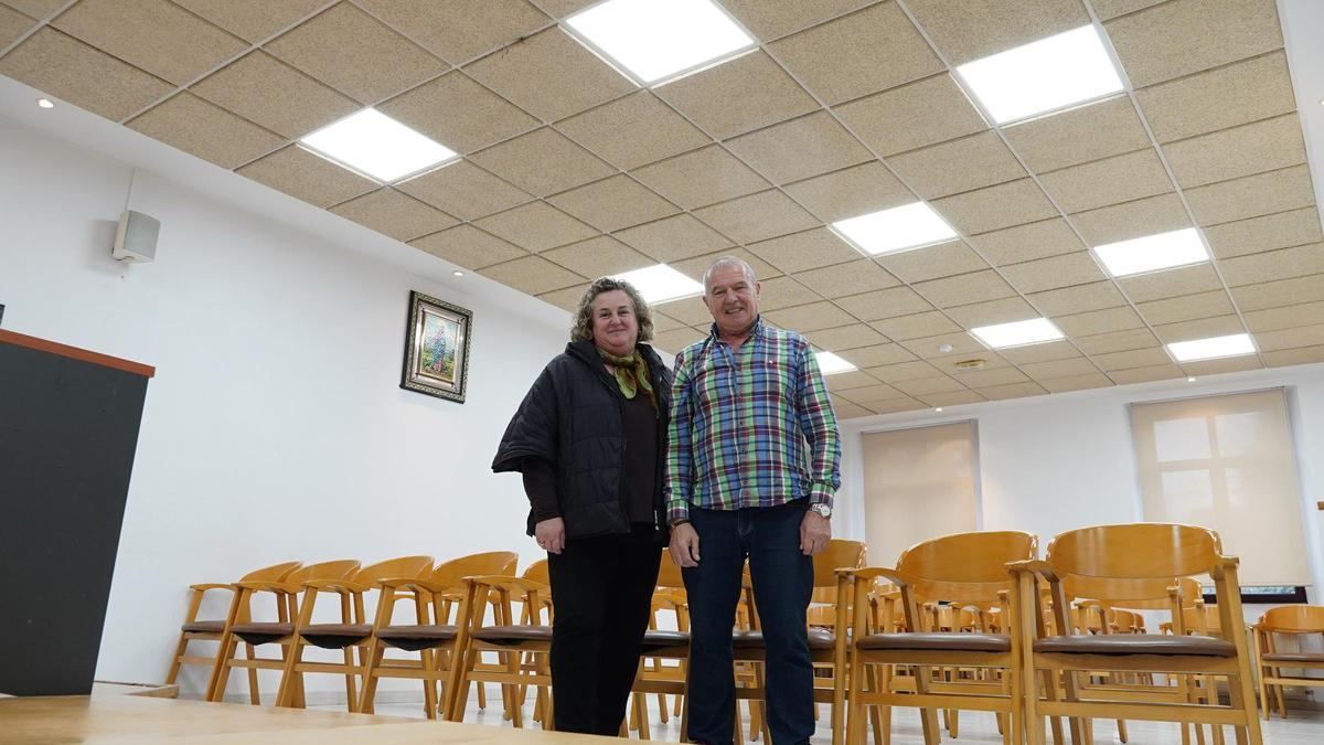 El centro social de Carbayín Bajo estrena iluminación eficiente