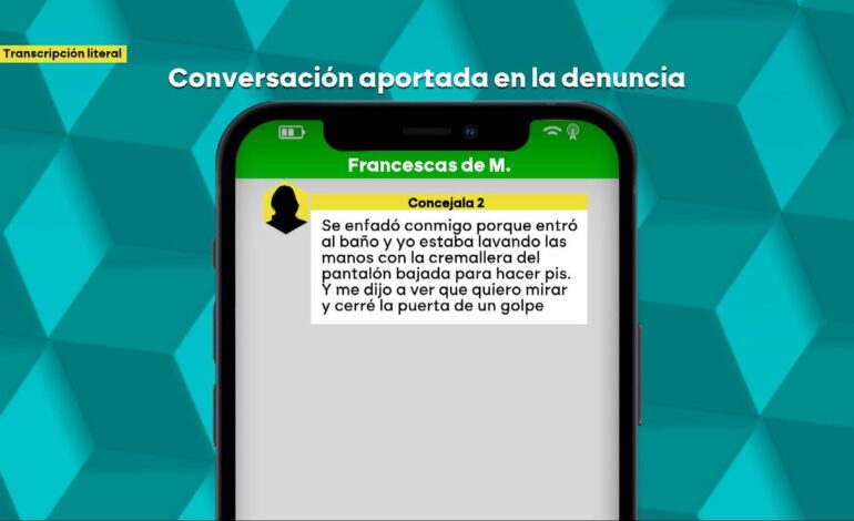 Ya me ha metido mano por debajo de la mesa