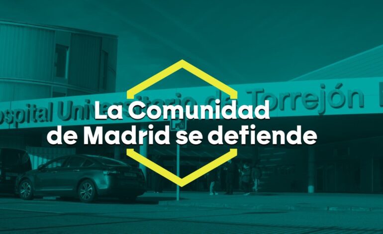 Ayuso por fin se pronuncia sobre el escándalo del hospital de Torrejón mientras su Gobierno descarta sospechas de malas prácticas en el centro