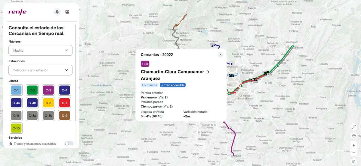 herramienta de mapas de renfe