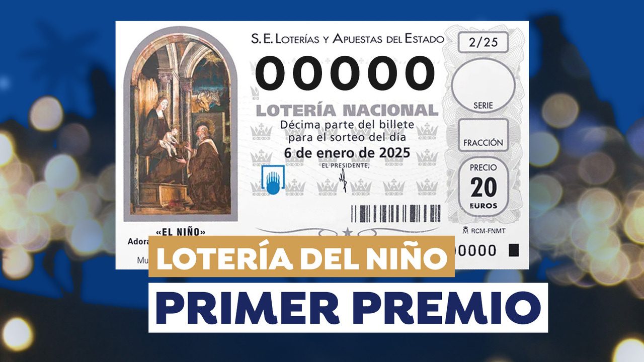 Cuánto se lleva Hacienda del Primer Premio de la Loteria del Niño 2025