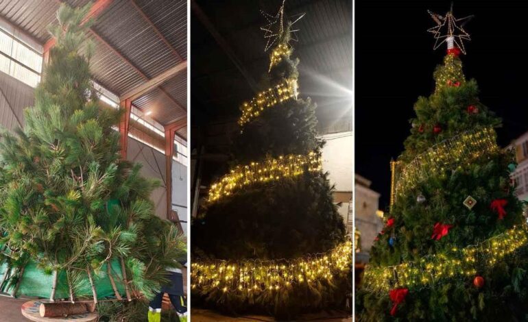 un «trabajo de artesanía» que ronda los ocho metros de altura