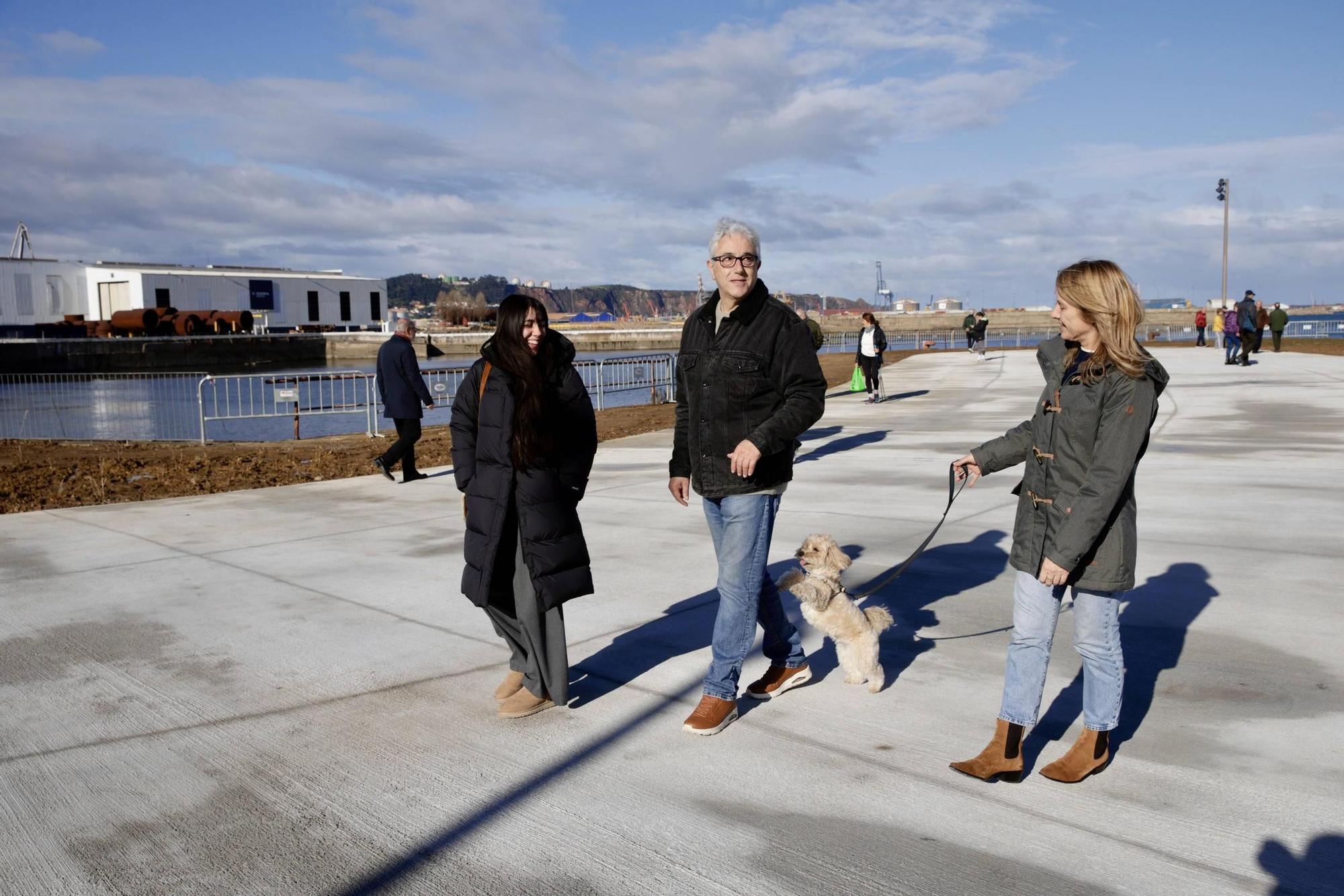 El Paseo Naval de Gijón ya está abierto a la ciudadanía (en imágenes)