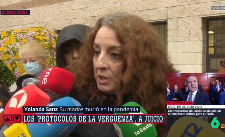 familiares de las víctimas de los ‘protocolos de la vergüenza’ increpan a Peromingo