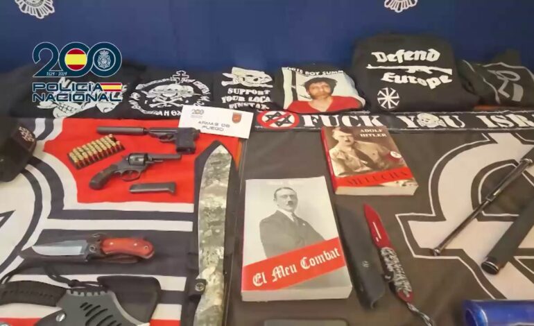 Desarticulan la primera célula terrorista vinculada al grupo neonazi ‘The Base’ en España