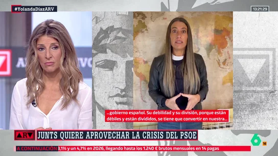 Yolanda Díaz, sobre Miriam Nogueras