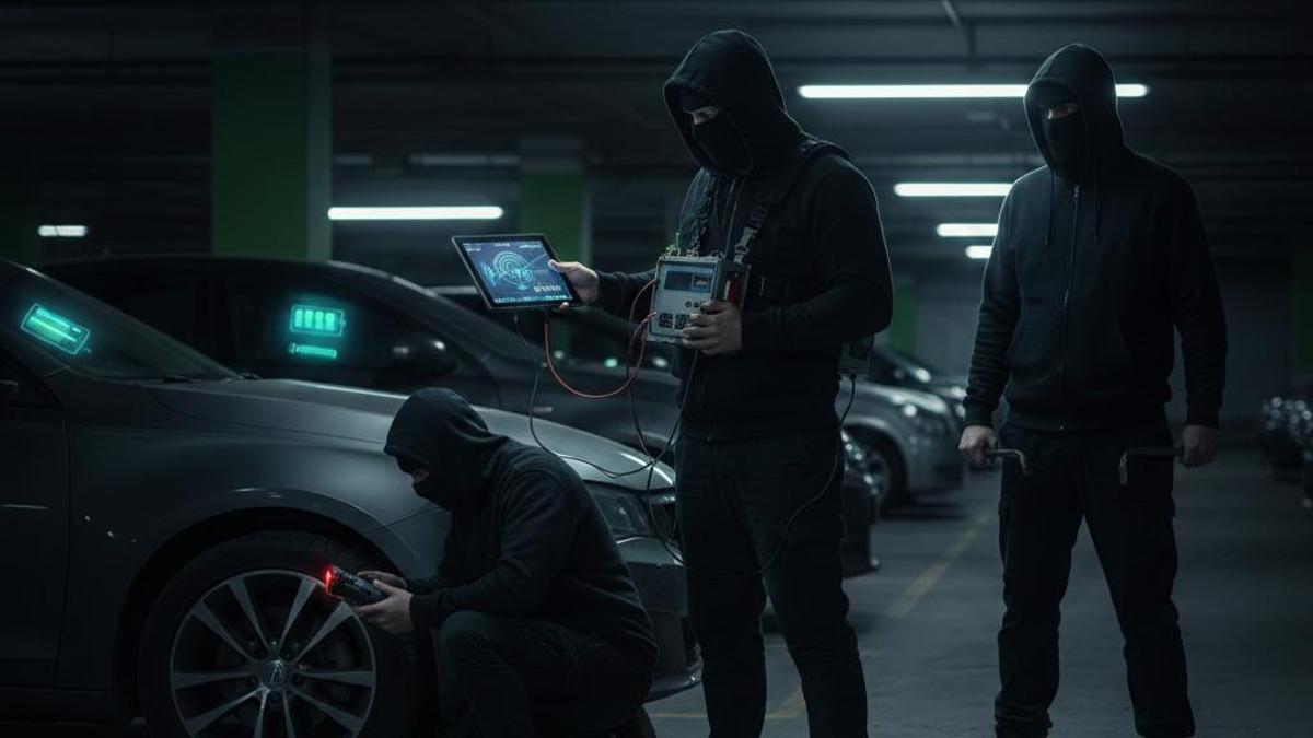 Ladrones portan dispositivos que detectan la señal de las baterías de dispositivos electrónicos