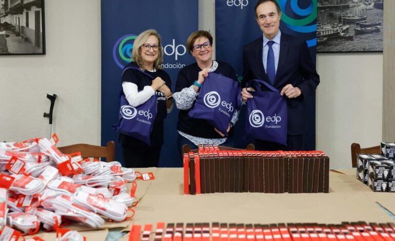 La Fundación EDP dona 6.000 euros y kits de ahorro energético a la Cocina Económica de Oviedo