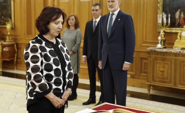 CONDENA ÁLVARO GARCÍA ORTIZ | Teresa Peramato promete su cargo como nueva fiscal general del Estado ante el Felipe VI