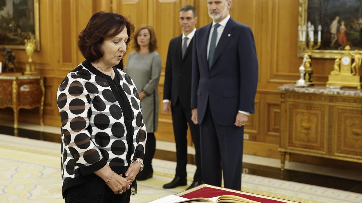 CONDENA ÁLVARO GARCÍA ORTIZ | Teresa Peramato promete su cargo como nueva fiscal general del Estado ante el Felipe VI