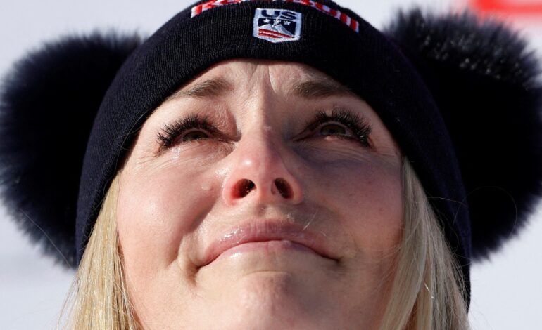 Lindsey Vonn hace historia a sus 41 años y gana en el descenso de la Copa del Mundo de St. Moritz