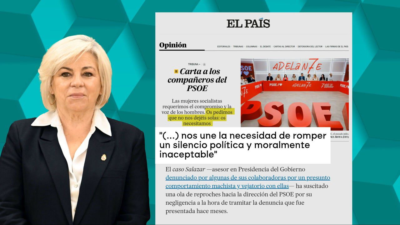 Elena Valenciano pide por carta a los hombres del PSOE más contundencia ante los casos de acoso sexual del partido: «No nos dejéis solas»
