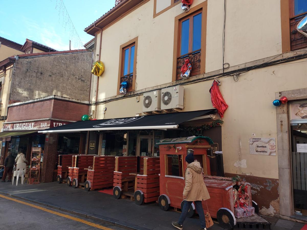 Vista general de la terraza.