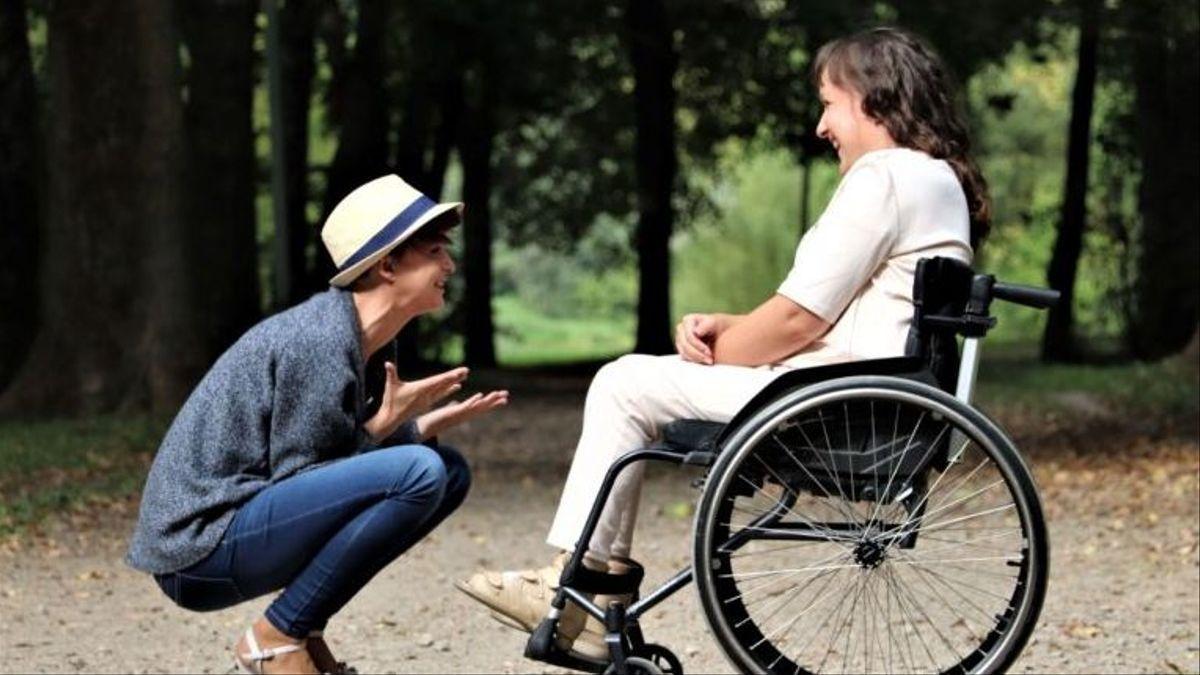 Imagen de archivo de un paciente con esclerosis múltiple.