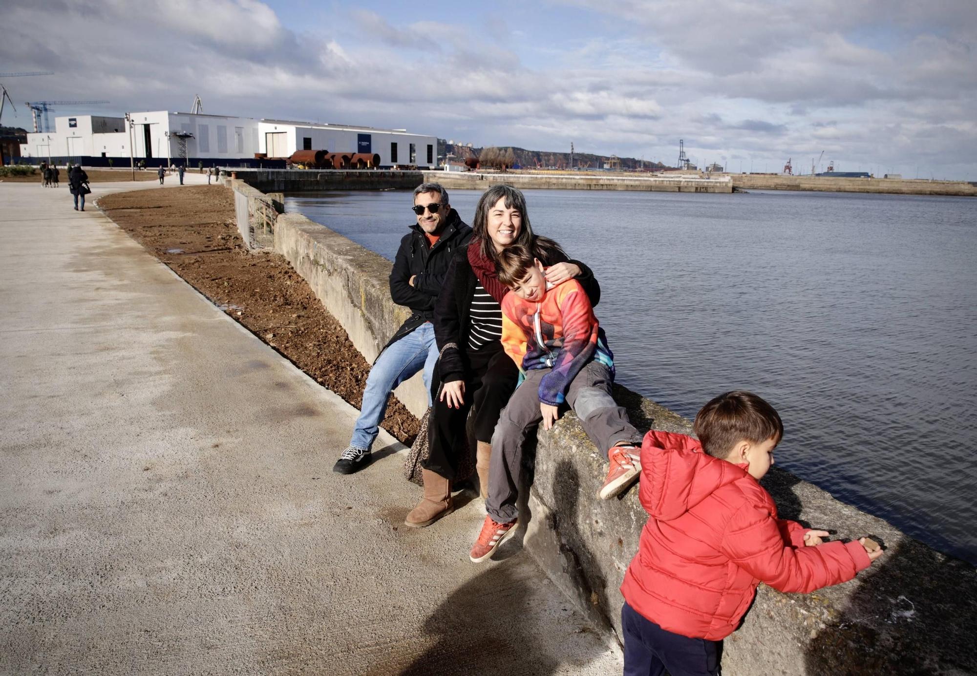 El Paseo Naval de Gijón ya está abierto a la ciudadanía (en imágenes)