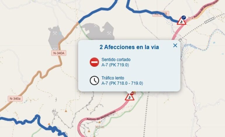 Muere el conductor del tráiler que chocó con un camión en la A-7 a su paso por Sorbas (Almería)