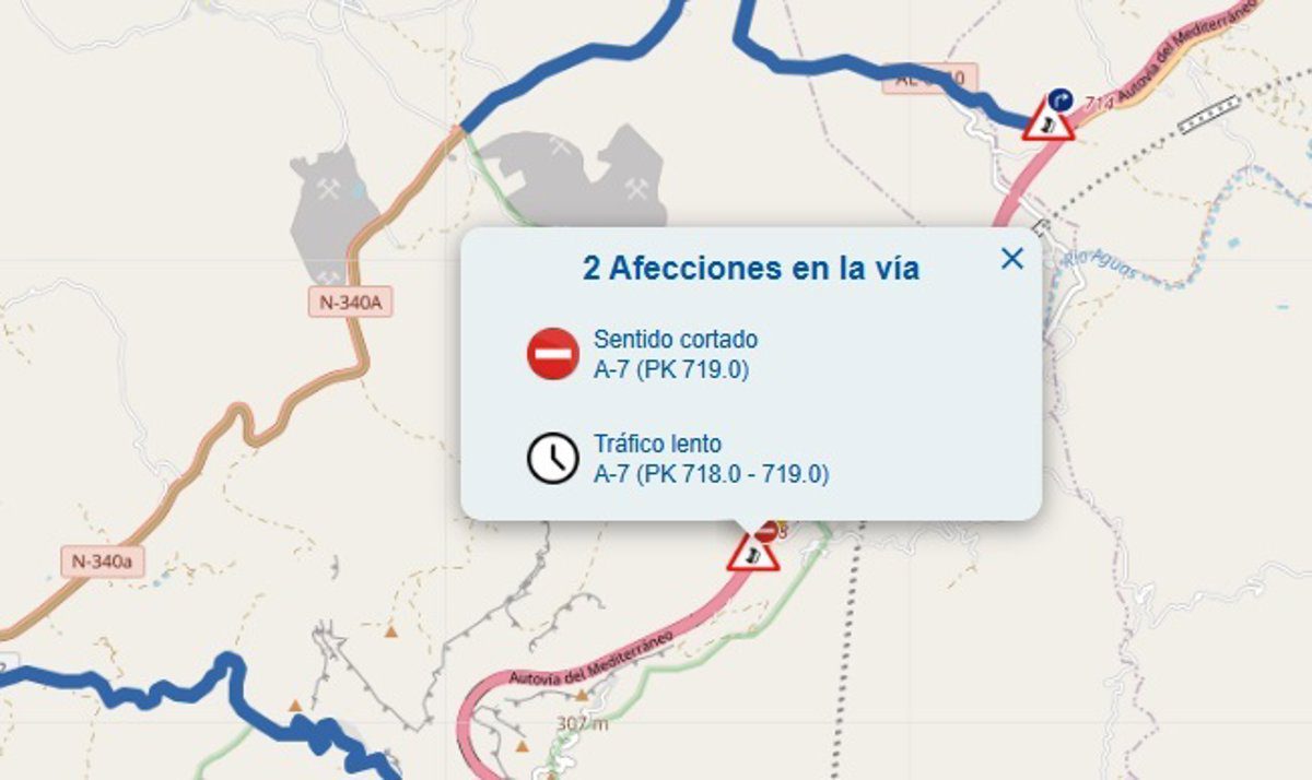 Muere el conductor del tráiler que chocó con un camión en la A-7 a su paso por Sorbas (Almería)