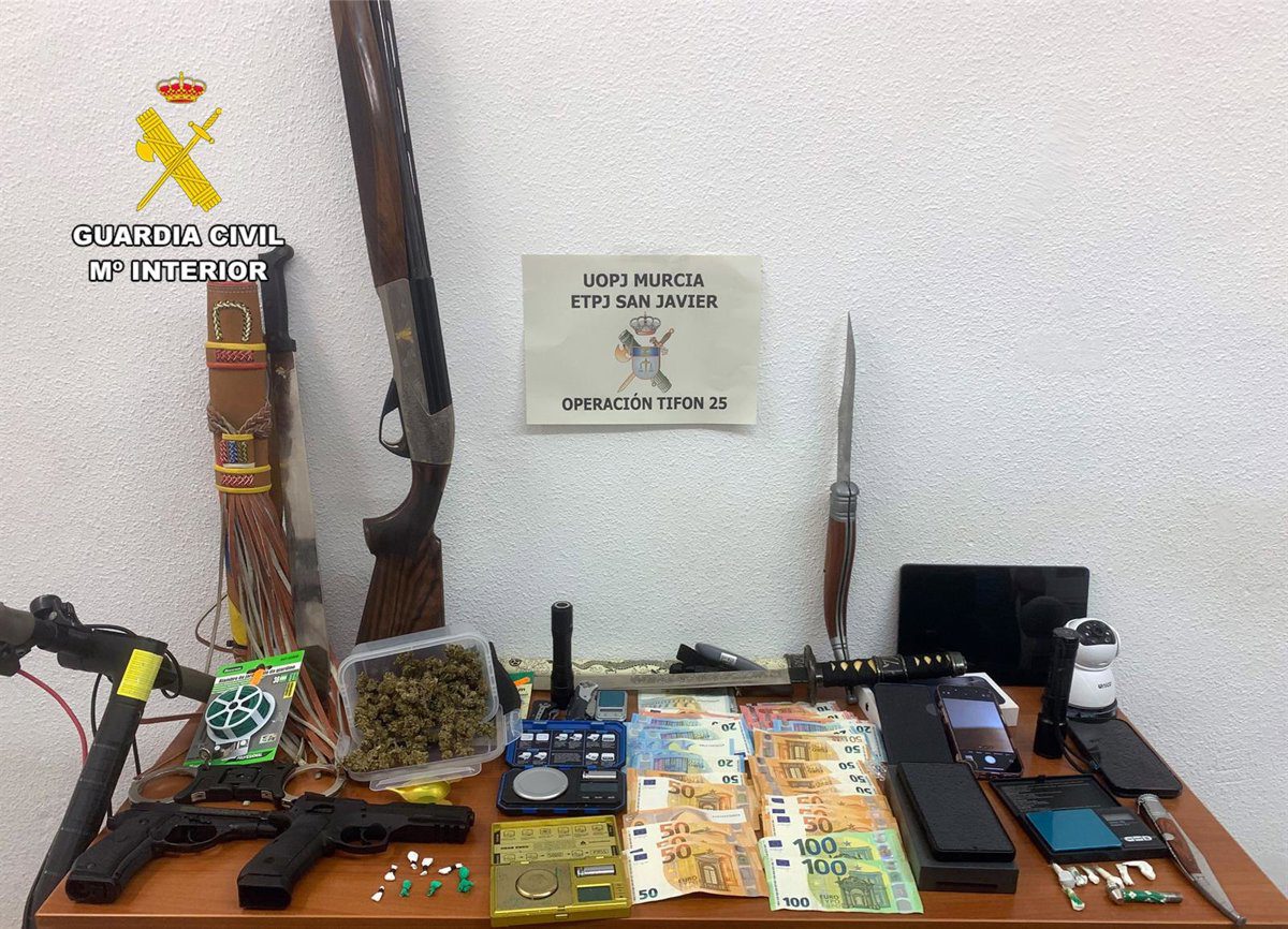 Desmantelado en Los Alcázares (Murcia) un grupo criminal que dirigía tres puntos de venta de droga